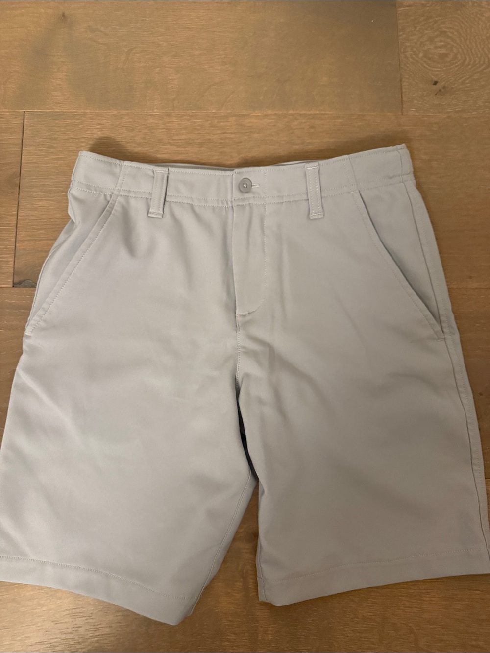 Under Armour Light Gray Kids Performance Shorts